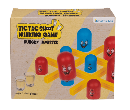 Drinking Game, Tic Tac Toe, Hungry Monster,