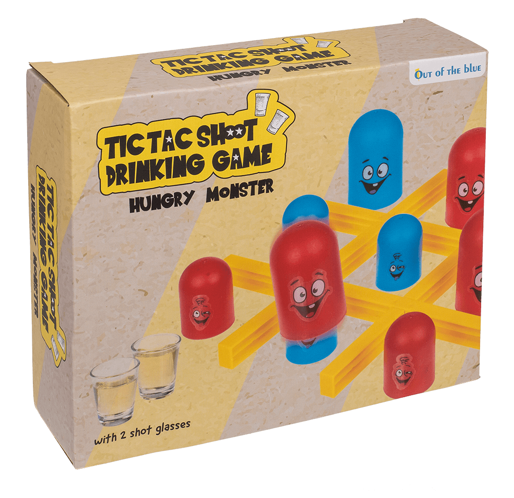 Drinking Game, Tic Tac Toe, Hungry Monster,