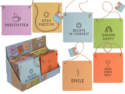 Cardboard wall sign, Pastel, ca. 18 x 18 cm,