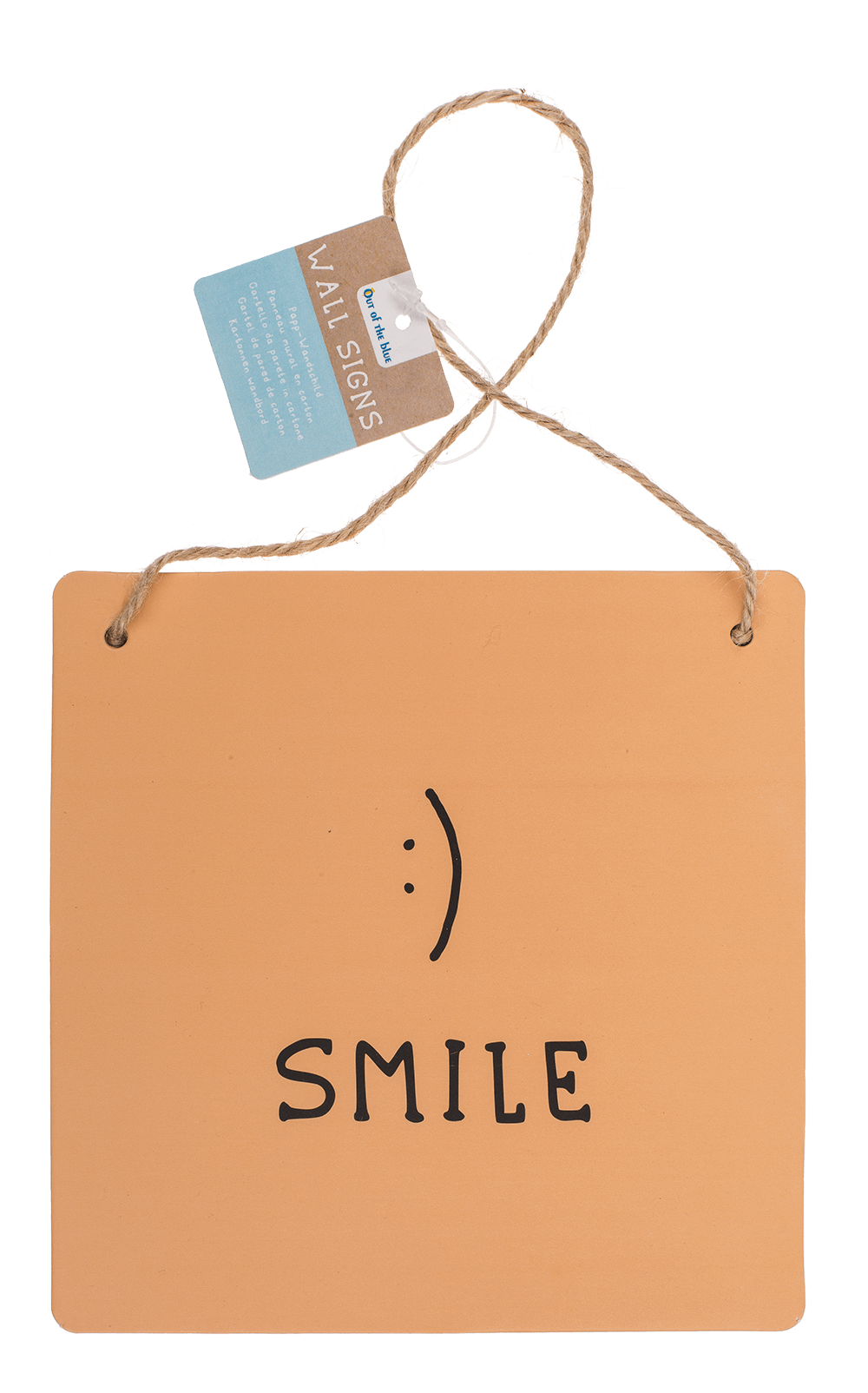 Cardboard wall sign, Pastel, ca. 18 x 18 cm,