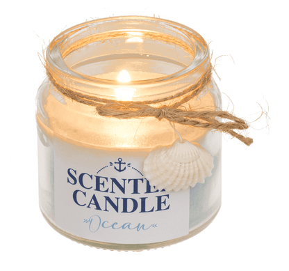 Scented candle in glass, Ocean,