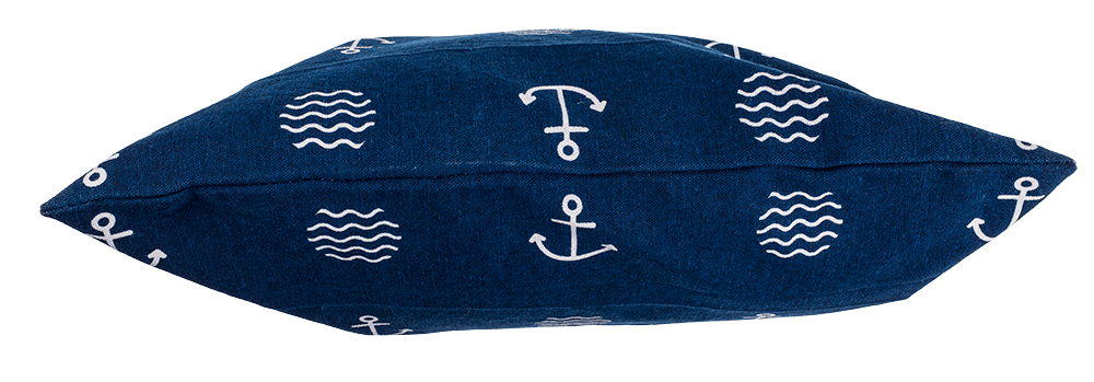 Blue colored decoration cushion, Modern Maritime,