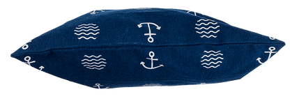 Blue colored decoration cushion, Modern Maritime,
