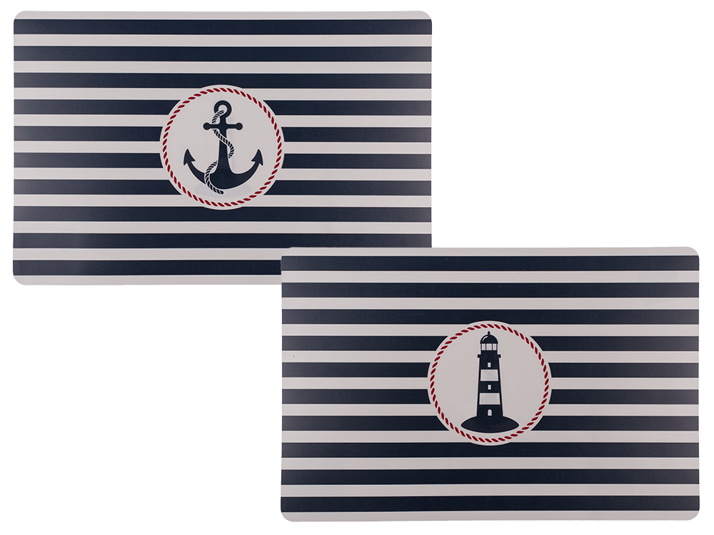 Polypropylen placemat, Traditional Maritime,