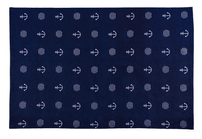 Kitchen towel. Modern Maritime, ca. 40 x 60 cm.