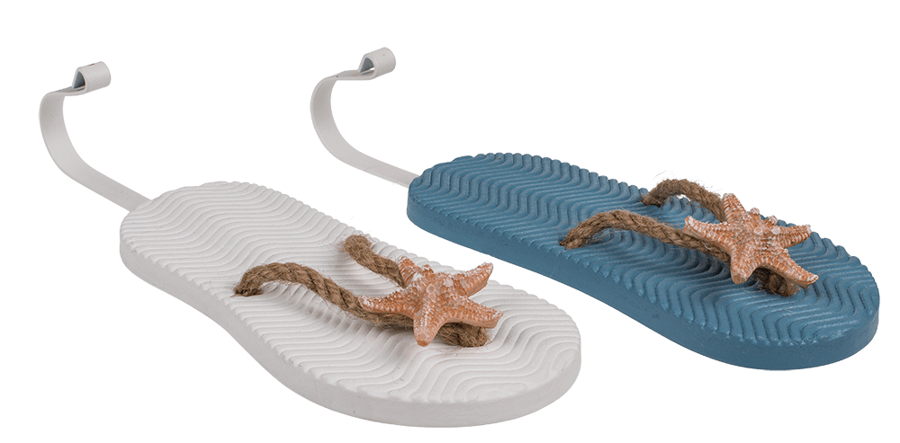 Wooden coat hook, Flip Flop,