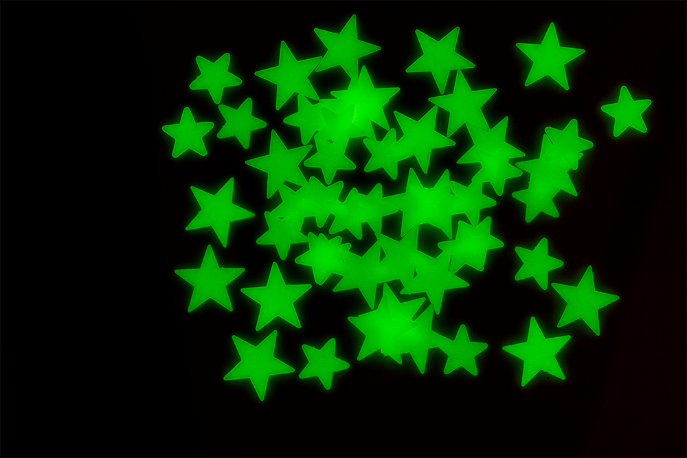 Stars, glow in the dark,