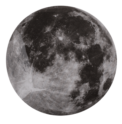 Glowing Moon Sticker, Glow in the Dark,