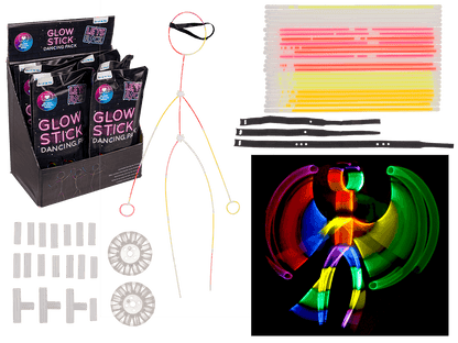 Glow Stick Dancing Pack, 47 pcs Set,
