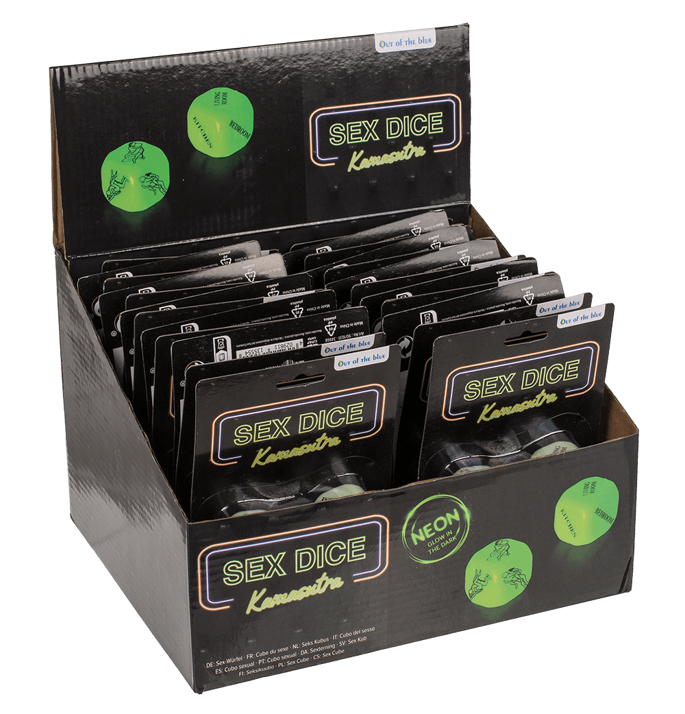 Love dice, Kamasutra, glow in the dark,