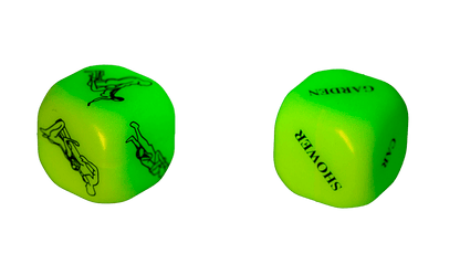 Love dice, Kamasutra, glow in the dark,