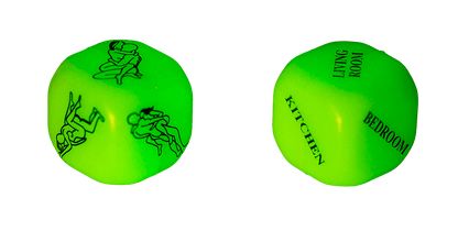 Love dice, Kamasutra, glow in the dark,