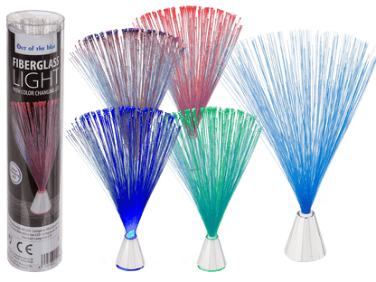 Fibreglass light with LED (incl. batteries),