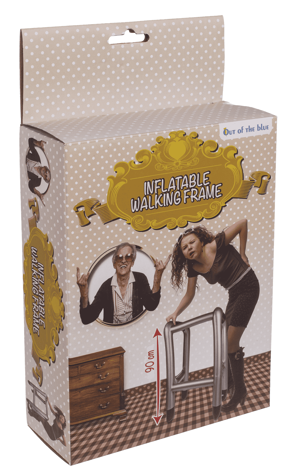 Inflatable walking frame,