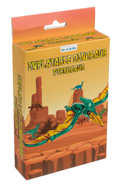 Inflatable dinosaurs, ca. 60 cm,