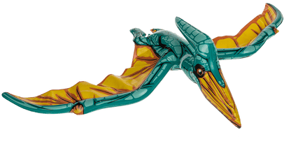 Inflatable dinosaurs, ca. 60 cm,