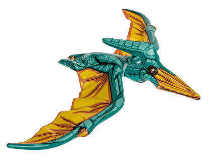 Inflatable dinosaurs, ca. 60 cm,