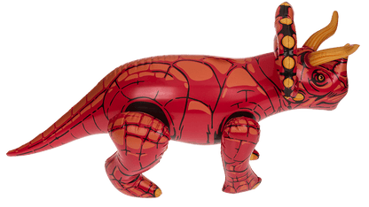 Inflatable dinosaurs, ca. 60 cm,