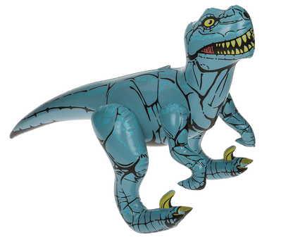 Inflatable dinosaurs, ca. 60 cm,