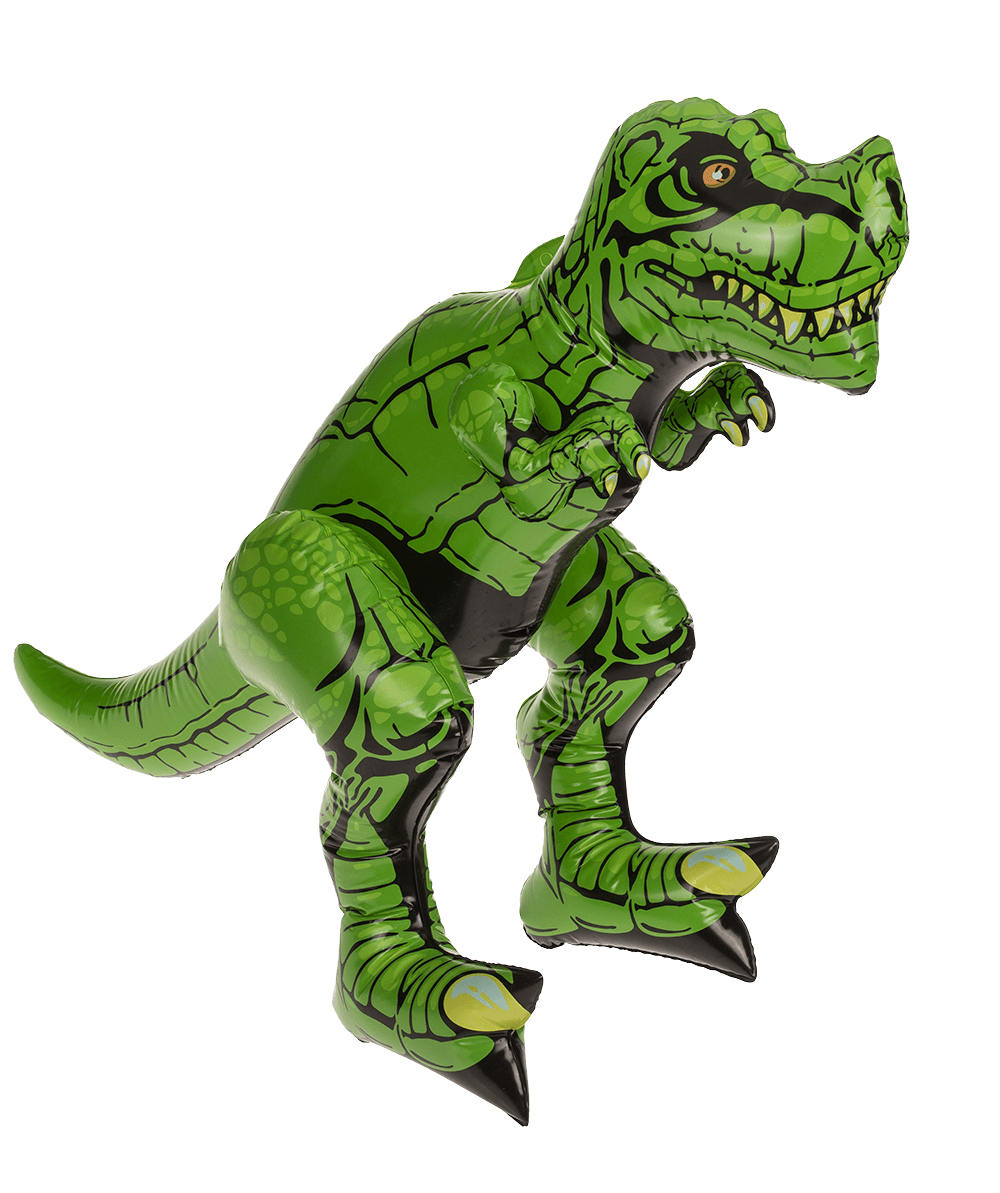Inflatable dinosaurs, ca. 60 cm,