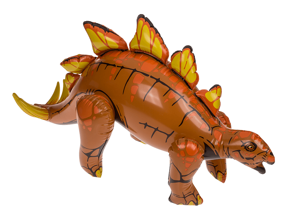 Inflatable dinosaurs, ca. 60 cm,