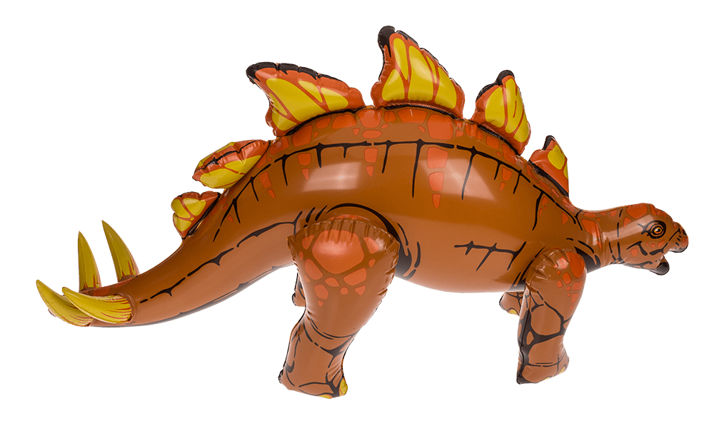 Inflatable dinosaurs, ca. 60 cm,