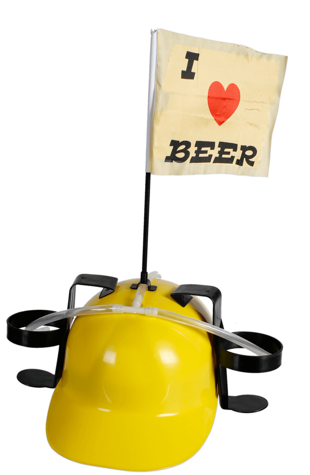 Drinking helmet, I love Beer with flag,