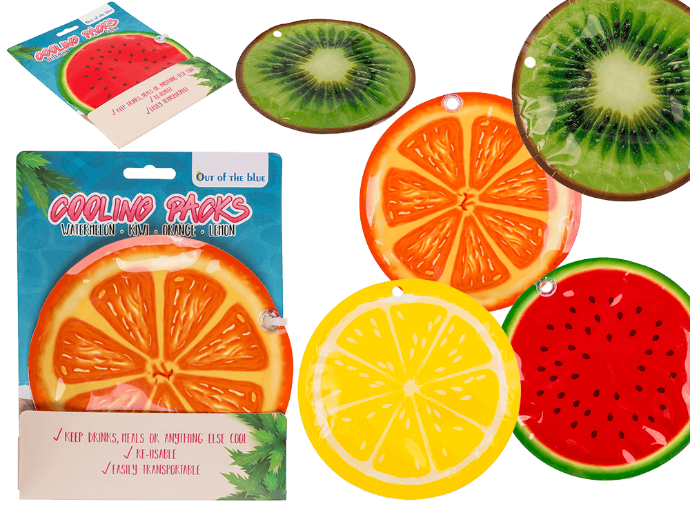Ice cooling pack, Fruits, ca. 15 cm,