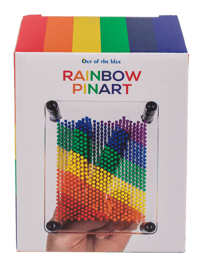 Pin Art, Rainbow, Pride, ca. 12 x 9 cm,