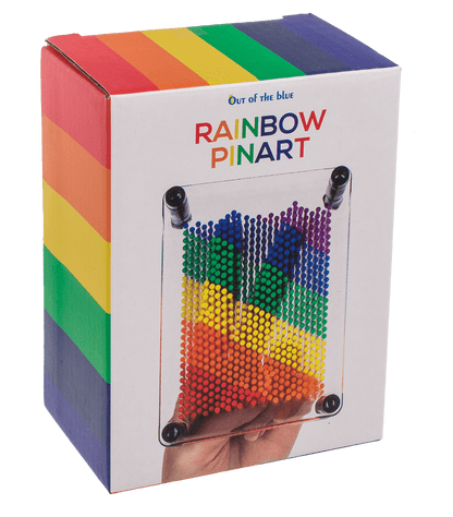 Pin Art, Rainbow, Pride, ca. 12 x 9 cm,