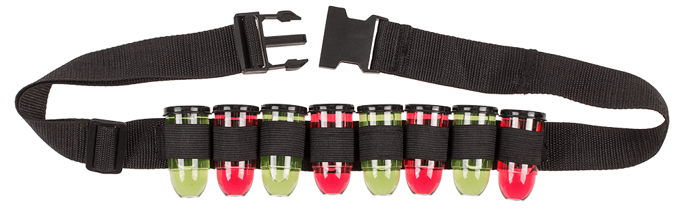 Shot Belt, with 8 shot bottles,