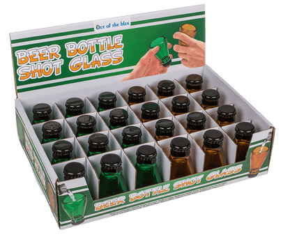 Beer Bottle Shot Glass. for approx. 40 ml,