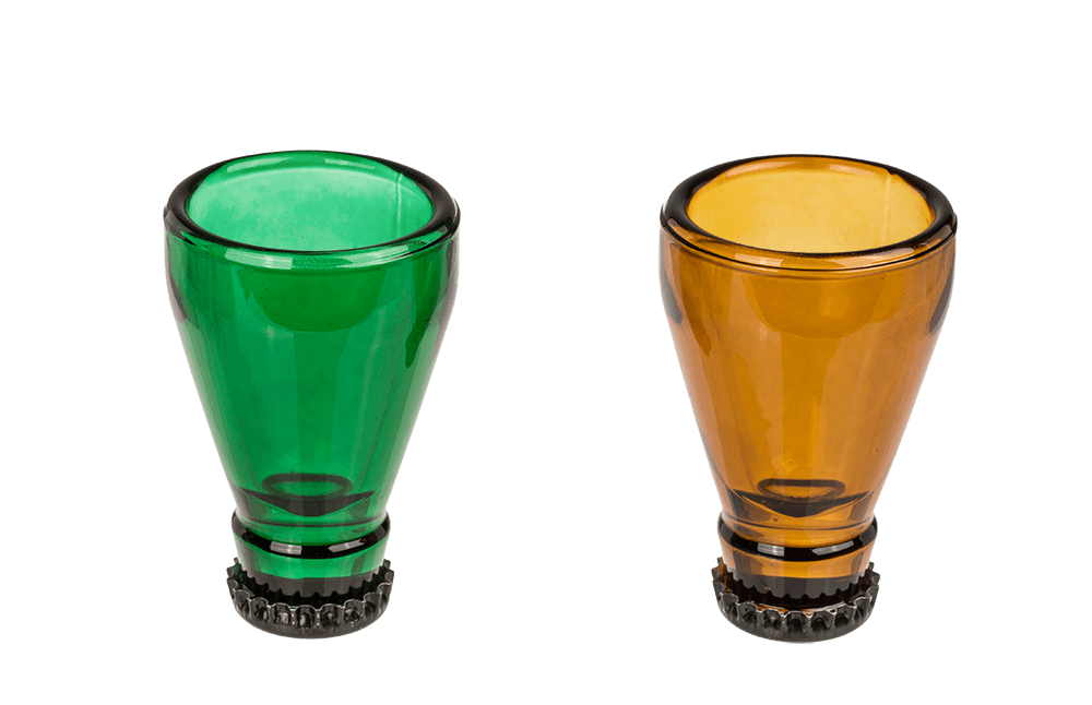 Beer Bottle Shot Glass. for approx. 40 ml,