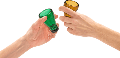 Beer Bottle Shot Glass. for approx. 40 ml,