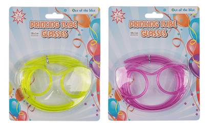 Drinking tube, Glasses,