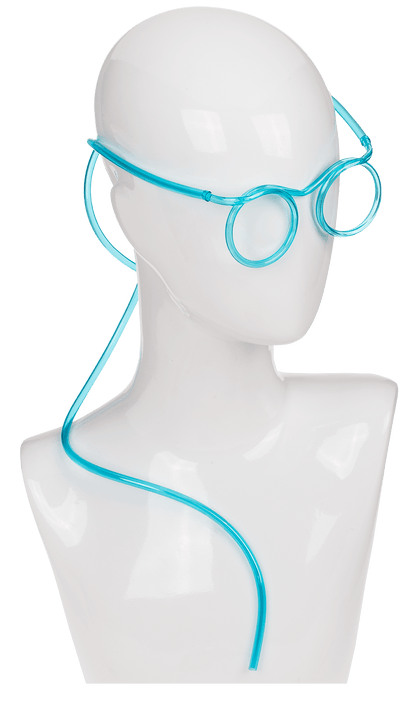 Drinking tube, Glasses,