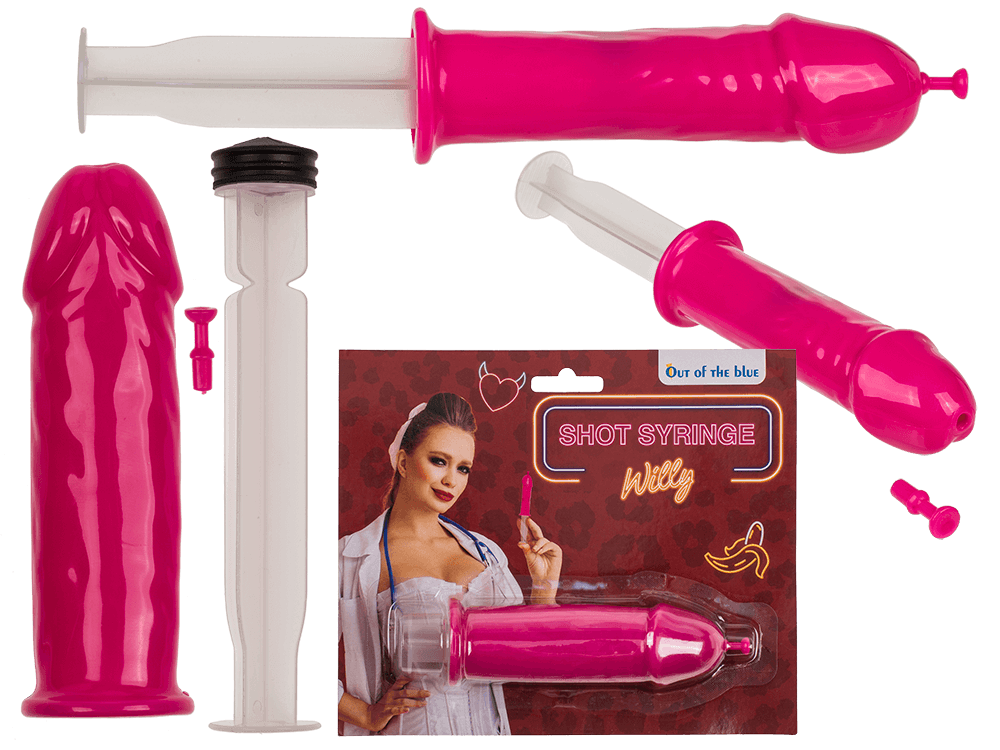 Shot Syringe, Penis, ca. 14 cm,