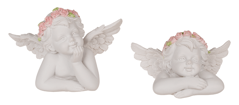 Angel couple,Amused,