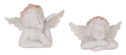 Angel couple,Amused,