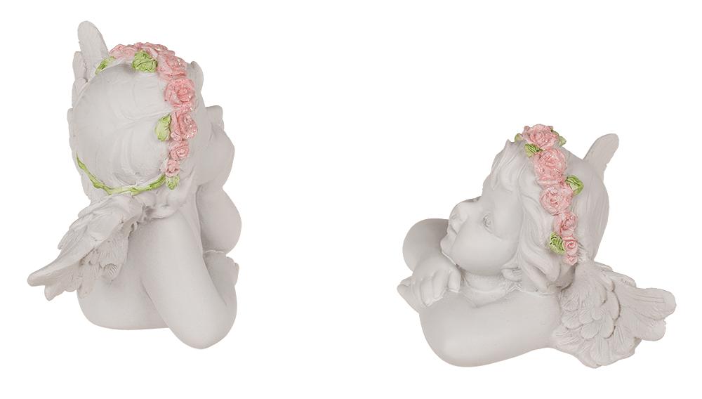 Angel couple,Amused,