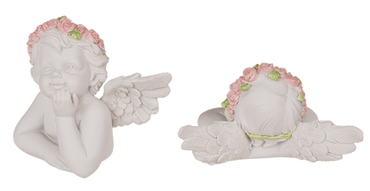 Angel couple,Amused,