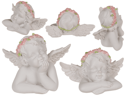 Angel Couple, Amused,