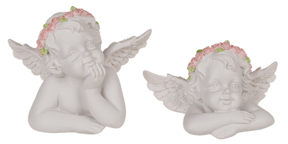 Angel Couple, Amused,