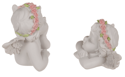 Angel Couple, Amused,