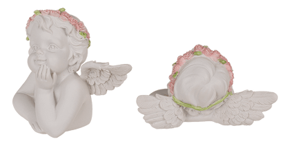 Angel Couple, Amused,