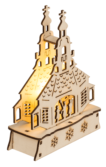 Wooden  silhouette,  Barockkirche,