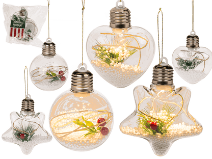 Plastic tree pendants, Christmas,