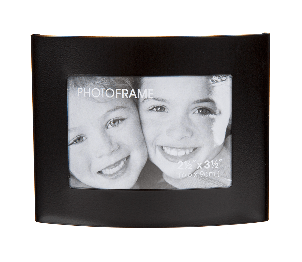 Curved metal picture frame,