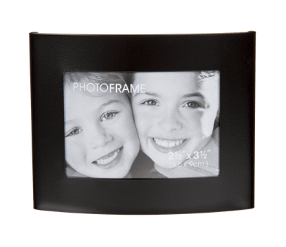 Curved metal picture frame,