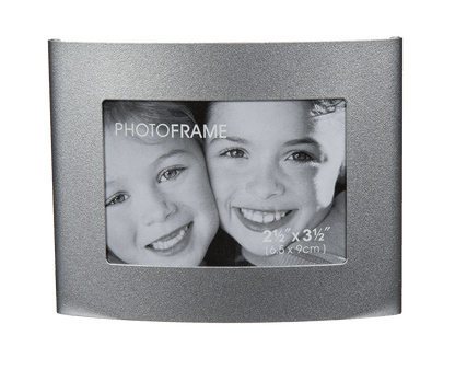Curved metal picture frame,